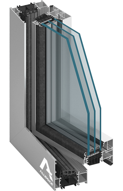 okna aluminiowe MB86SI Aluprof
